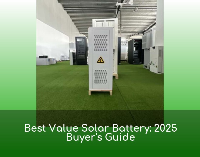 Best Value Solar Battery: 2025 Buyer's Guide
